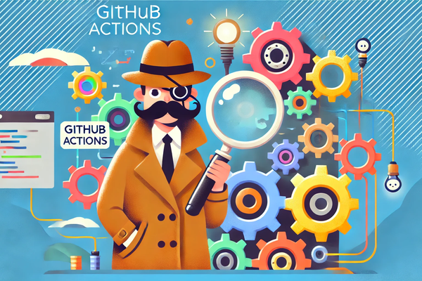 Detective Inspector studying GitHub tests